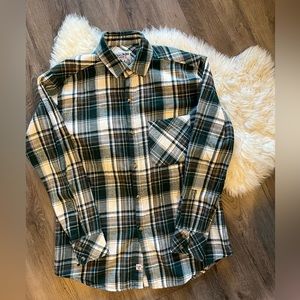 TNA Boyfriend Fit Plaid Button Down